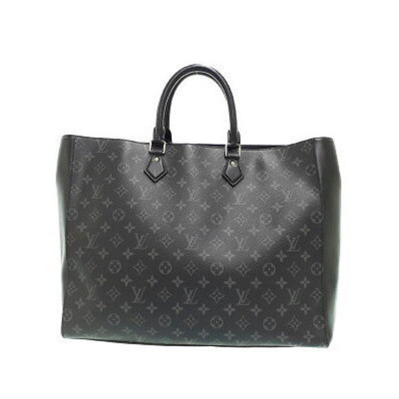 Louis Vuitton Monogram Eclipse Black Grand Sac Tote Bag - Picture 1 of 8